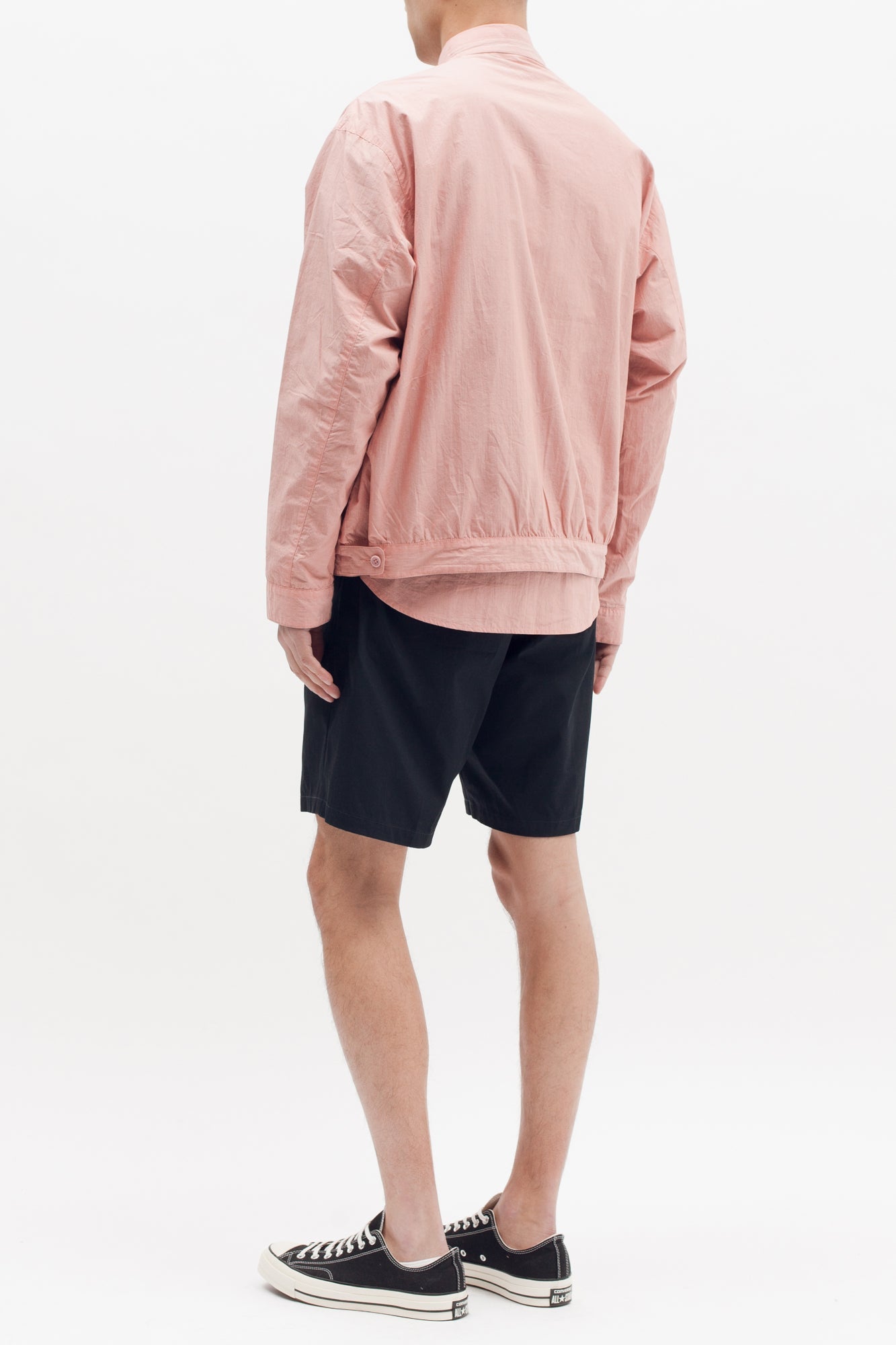 Reversible Bomber Jacket - Navy/Coral
