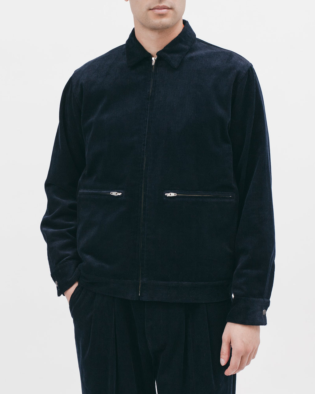 Harrington Jacket - Midnight Cord