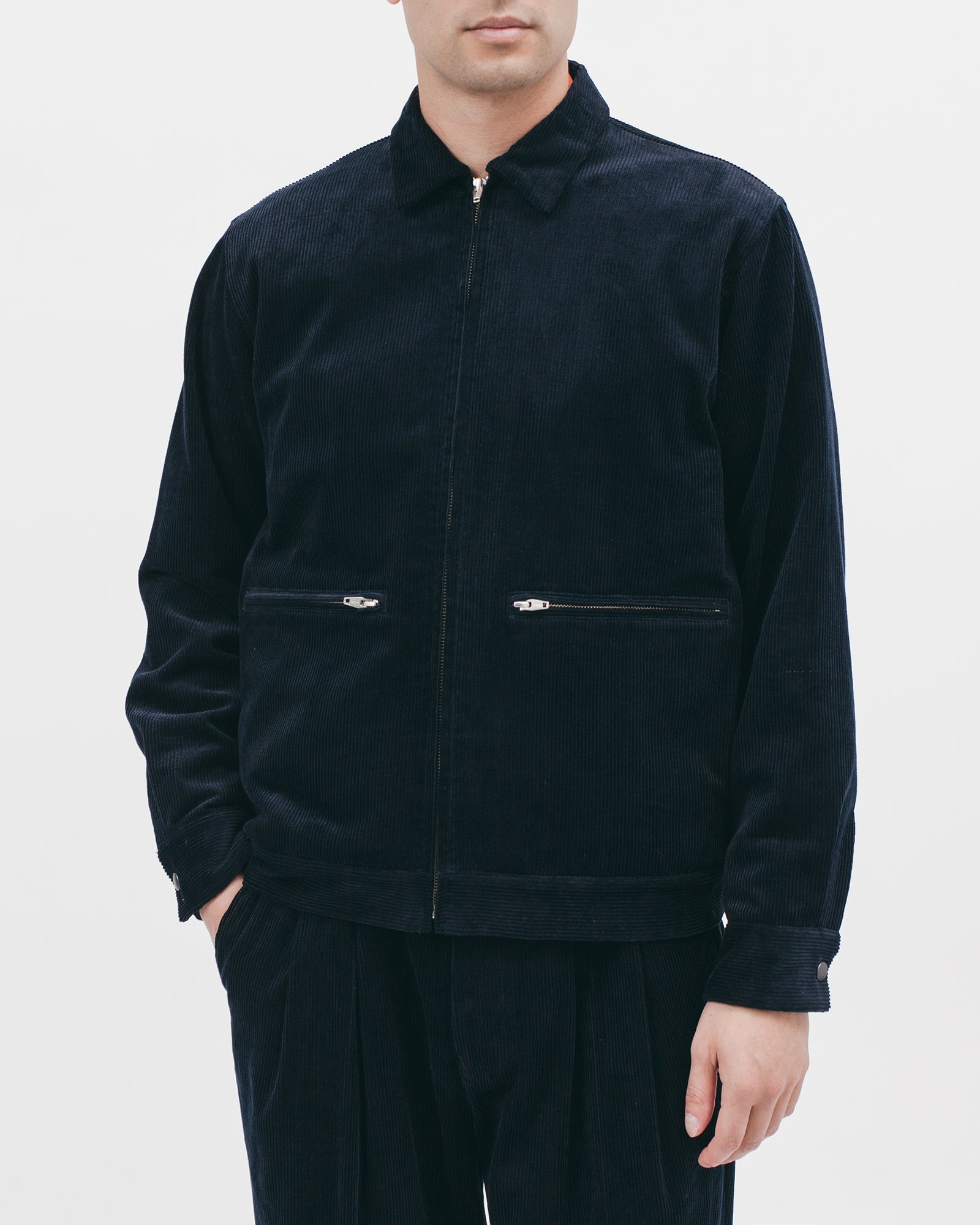 Harrington Jacket - Midnight Cord